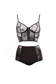Picture of Hysteria Bustier / culotte haute ensemble lingerie